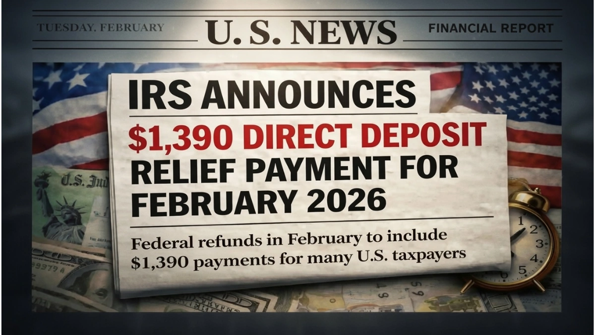 IRS $1,390 payment 2026