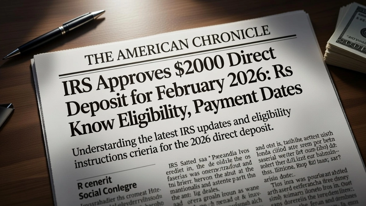 IRS $2,000 payment 2026